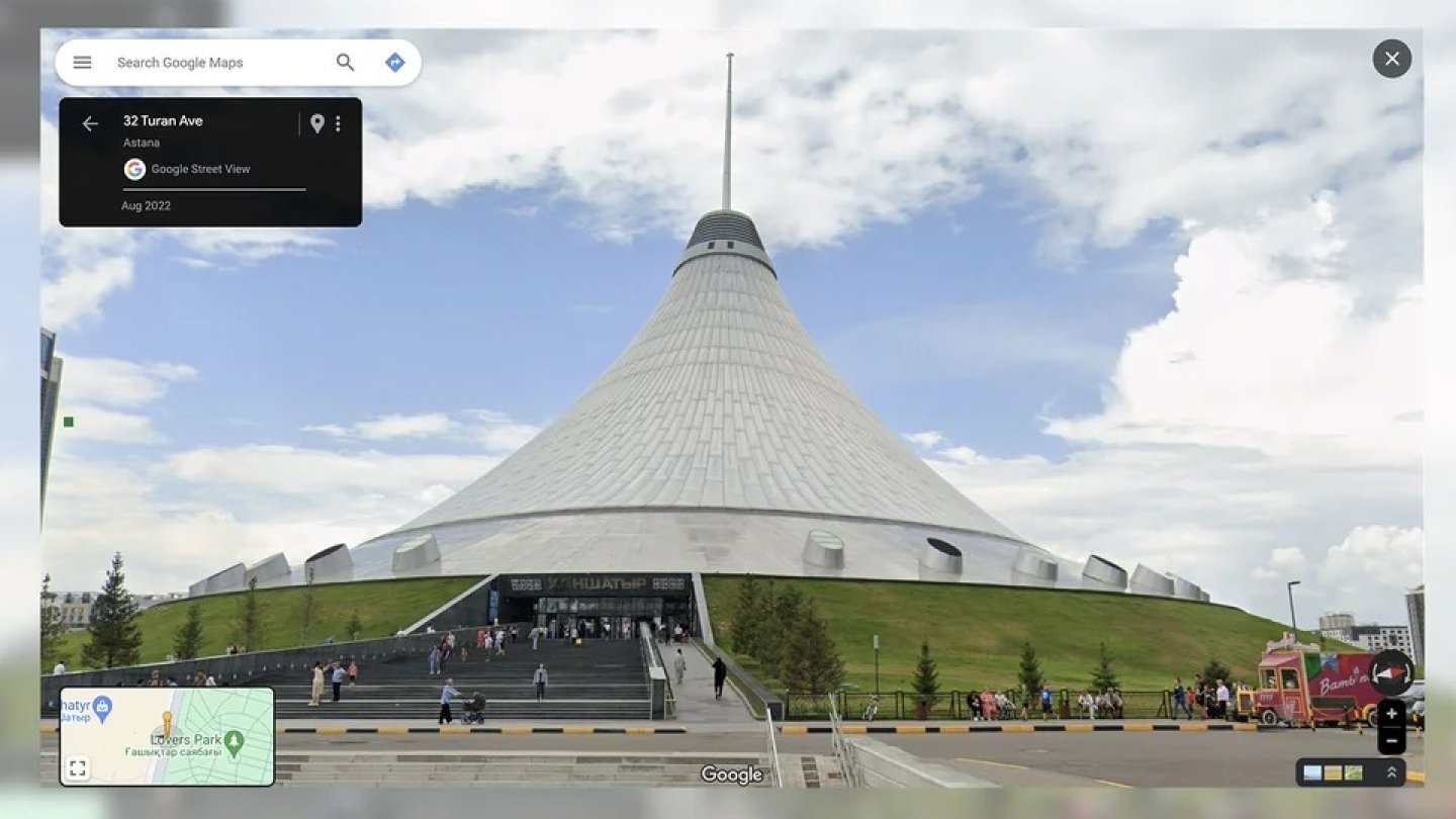 Панорамами казахстанских городов теперь можно полюбоваться в Google Street  View