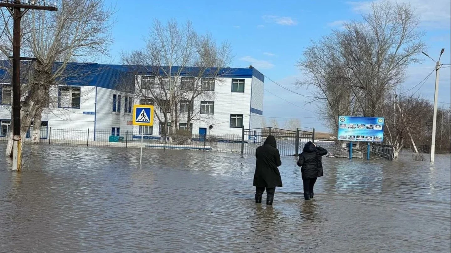 Паводки в Казахстане: в Атырауской области снова растёт уровень воды в реке  Жайык