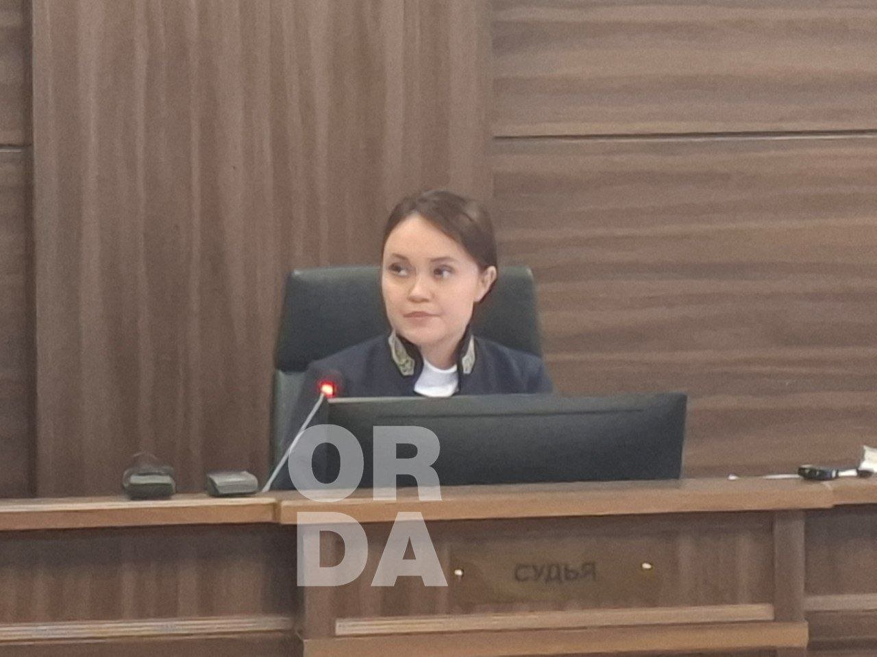 Судья Меруерт Абаева, фото: Orda.kz