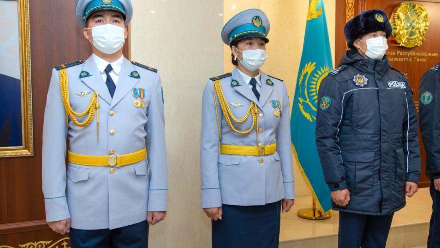 Форма полиции Казахстана 2021