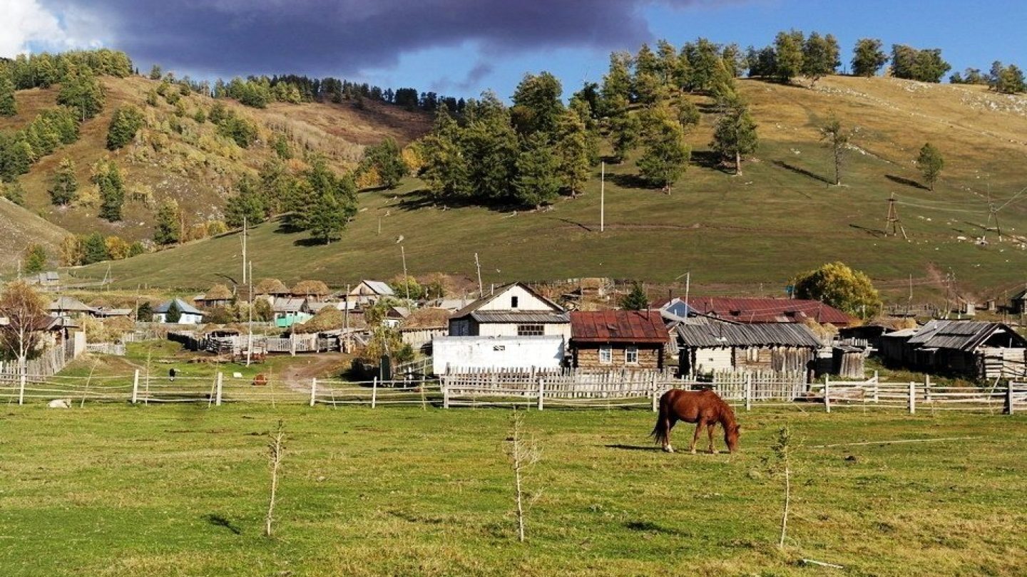 деревня в казахстане