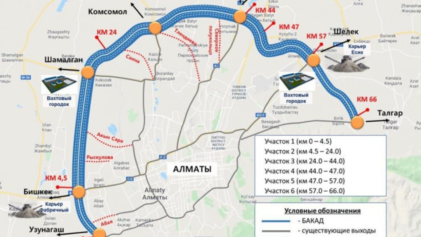 Карта загруженности дорог алматы