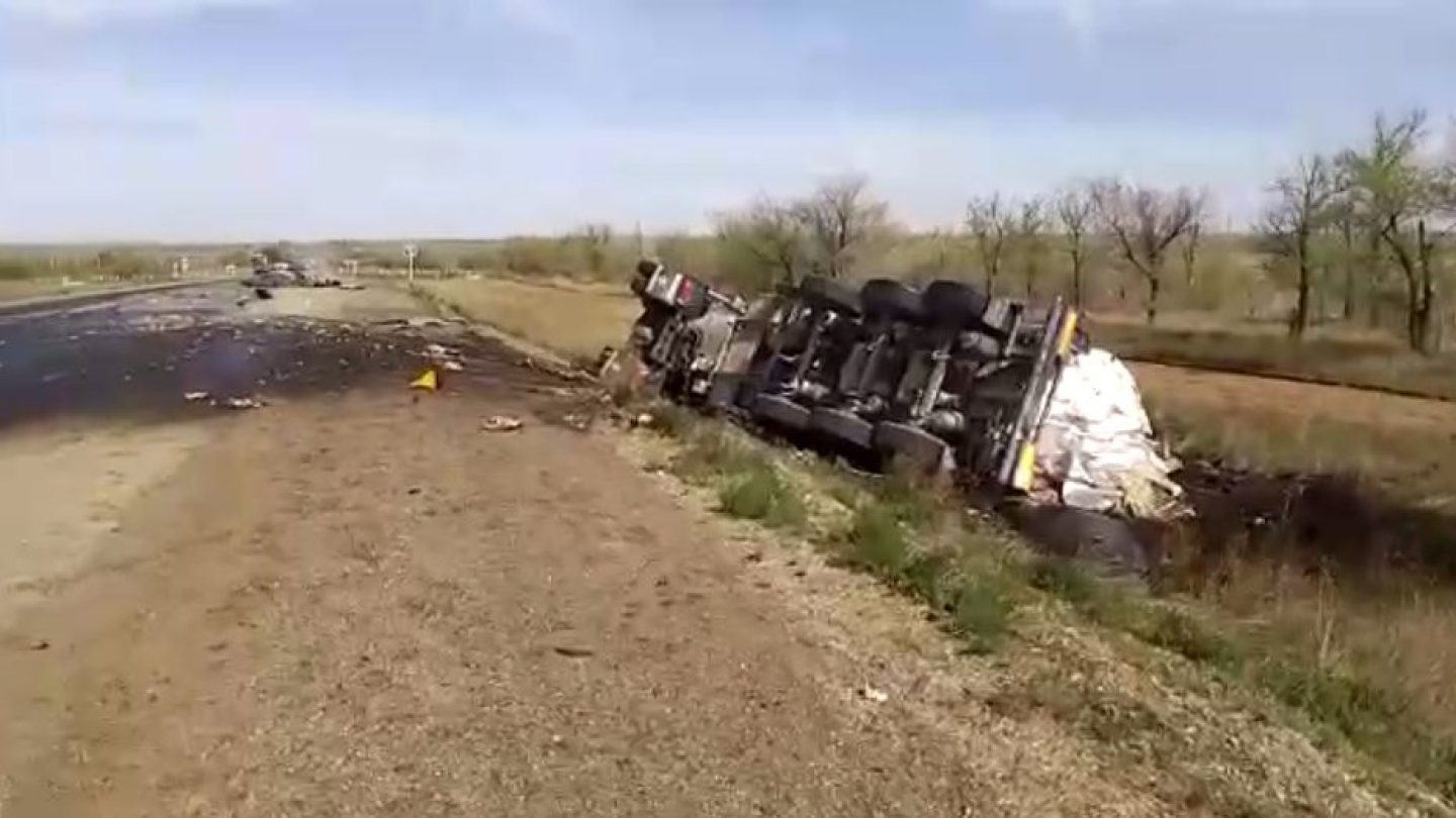 В Актюбинской области водитель сгорел в автомобиле