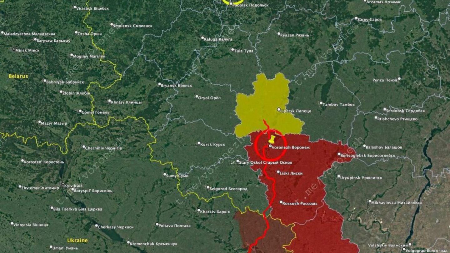 Воронеж в огне и сбитый истребитель: что происходит в российском миллионнике