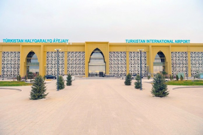 В Туркестане международный аэропорт примет первый рейс 1 декабря