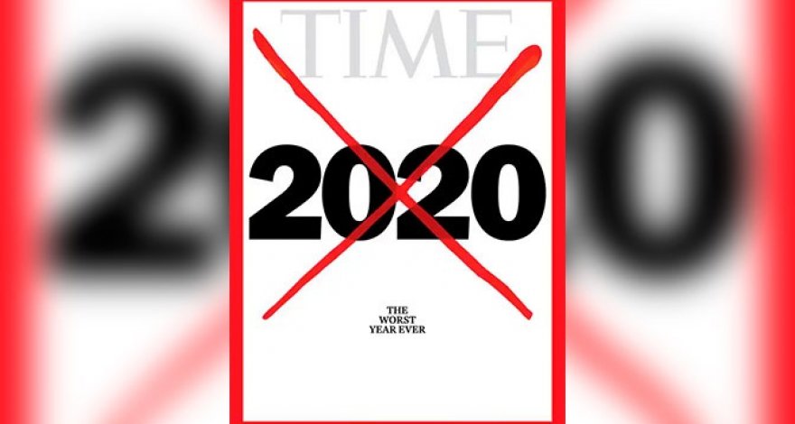 2020-ый стал "худшим годом в истории" на обложке Time