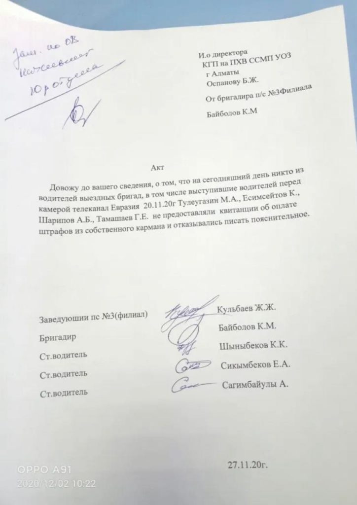 Скорое наказание: водителям «скорой помощи» угрожают увольнением