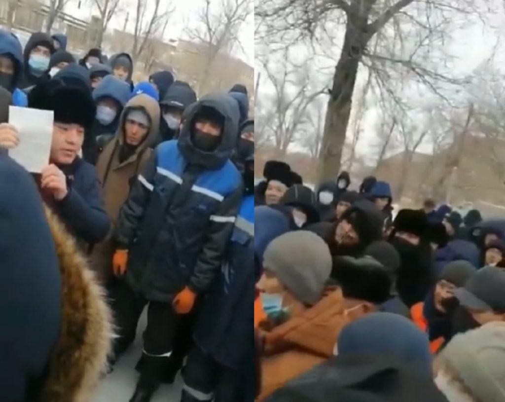 Забастовка в Жезказгане: рабочие требуют повышения зарплаты