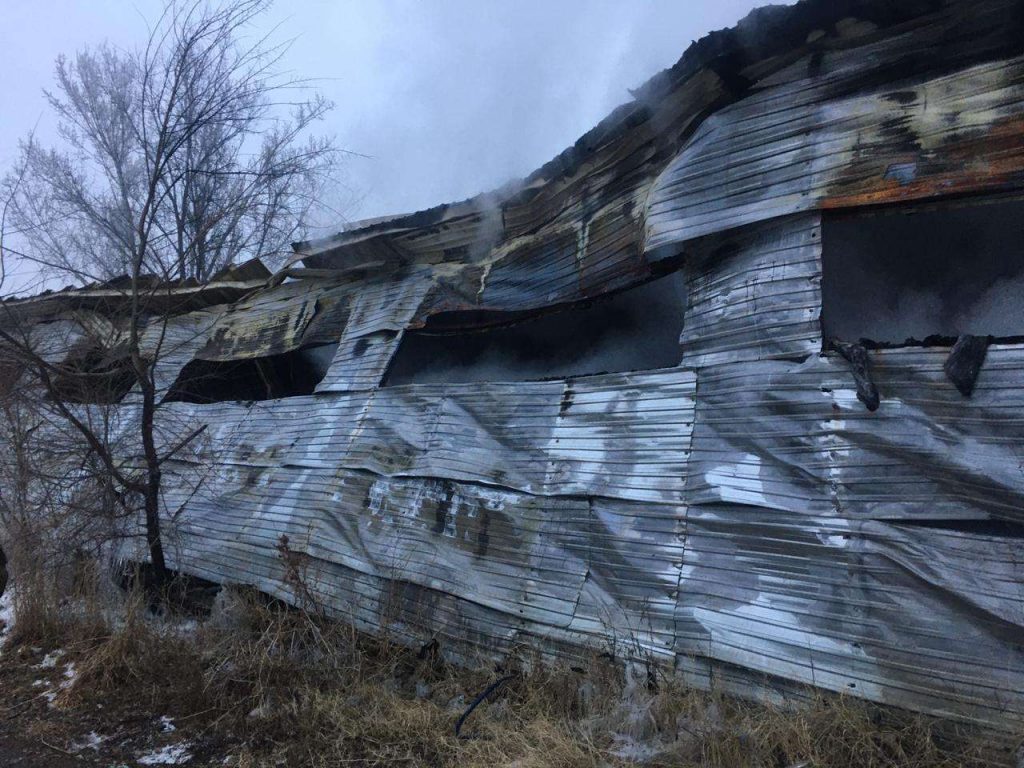В Алматы ликвидирован крупный пожар в спорткомплексе