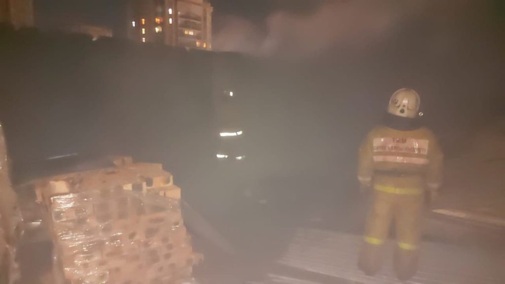 Пожар произошел в районе вокзала Нурлы Жол в Нур-Султане: жертв нет