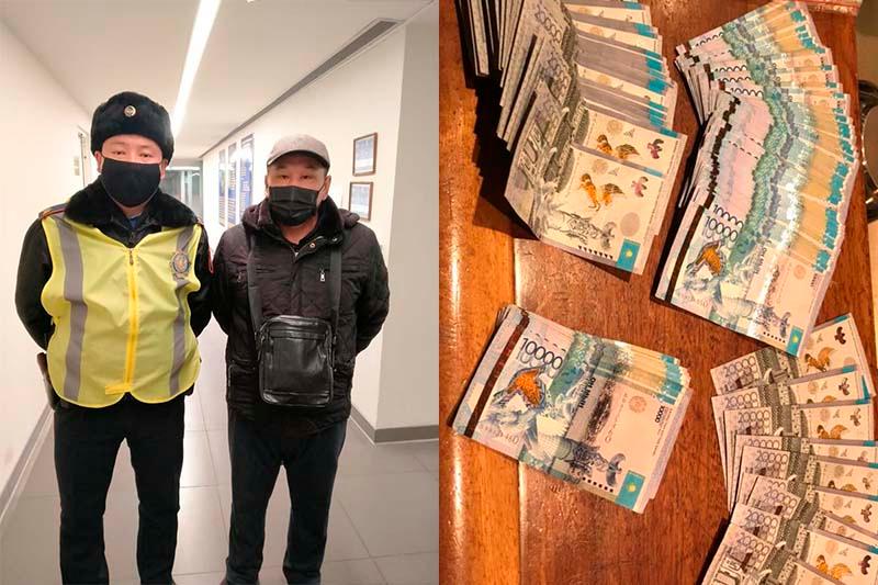 Карагандинец случайно забыл в поезде 2 млн тенге