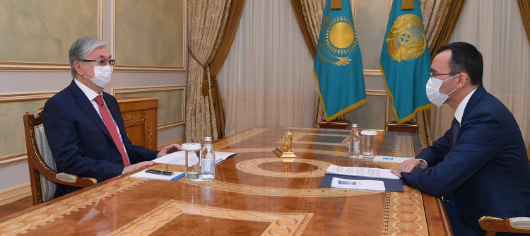 Токаев принял председателя сената парламента