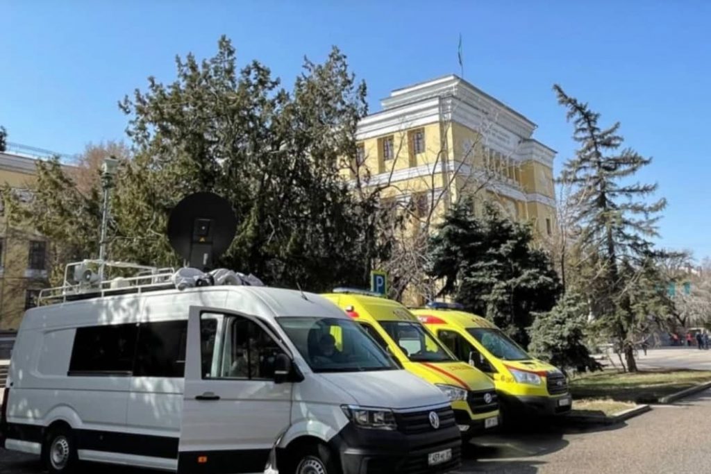 Несанкционированный «земельный» митинг ДПК в Алматы