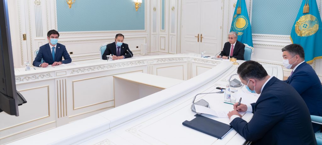 Переговоры Токаева с главой ВОЗ