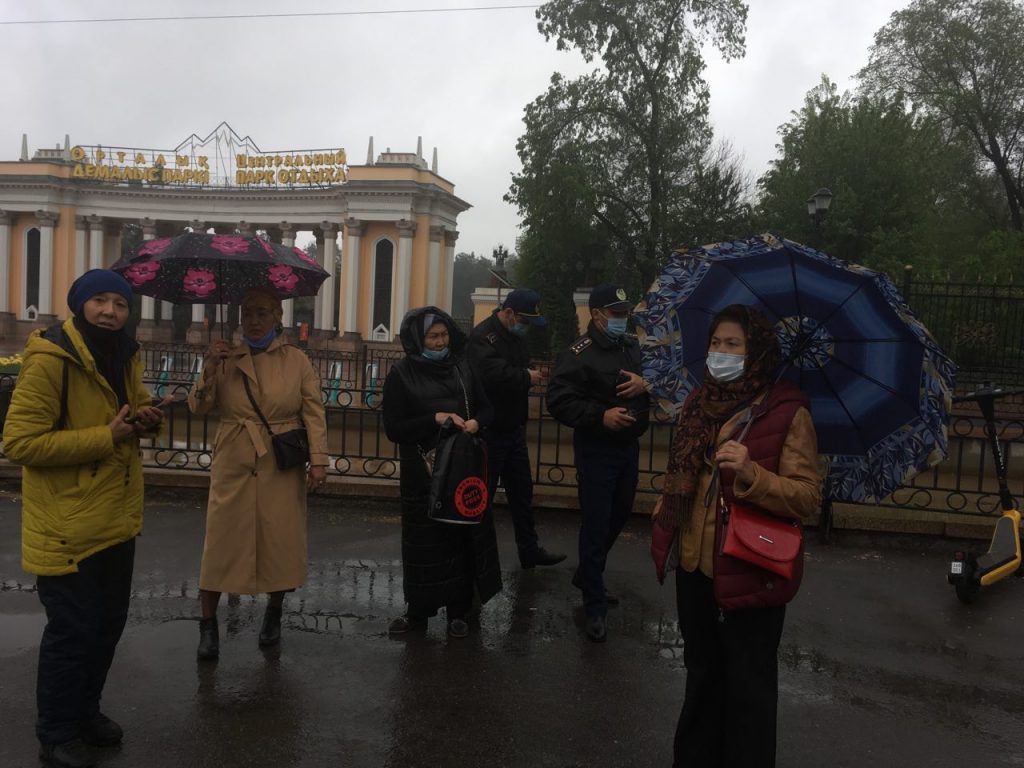 Митинг в Алматы: Live