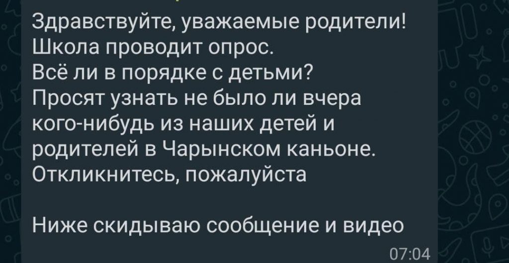 Сколько детей было на экскурсии в Чарынском каньоне, выясняет управление образования