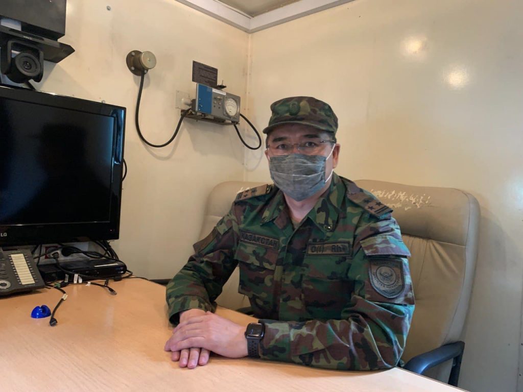 Пожарные тушили условный пожар в горах Алматы