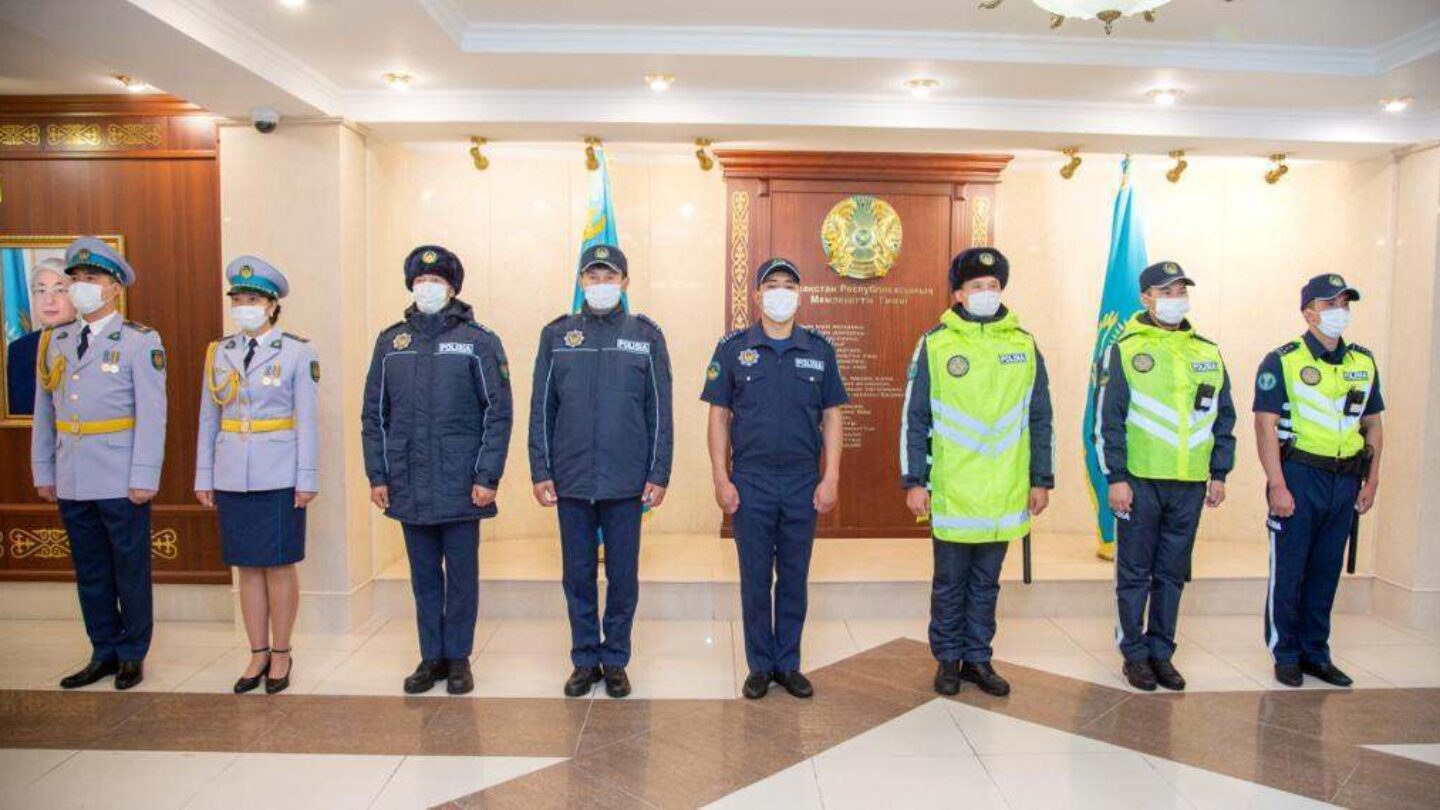 Новая форма полиции Казахстана