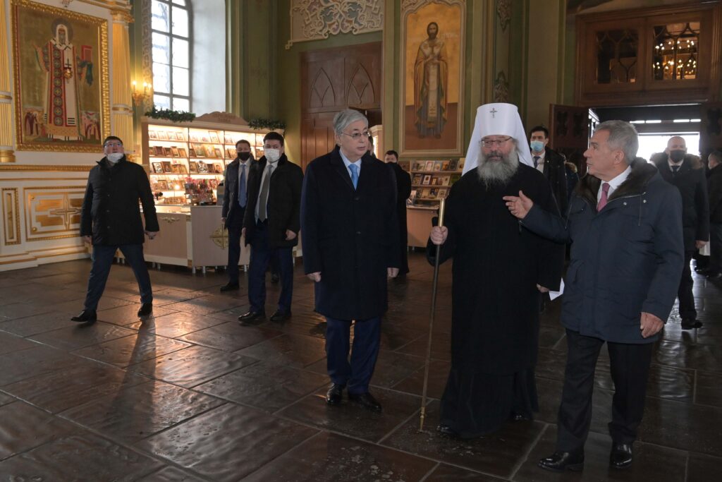 Токаев посетил Казанский кремль