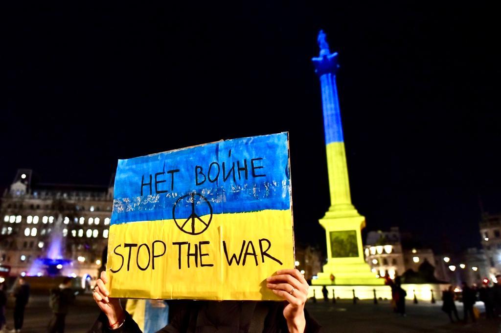 За рубежом прошли акции протеста в поддержку Украины