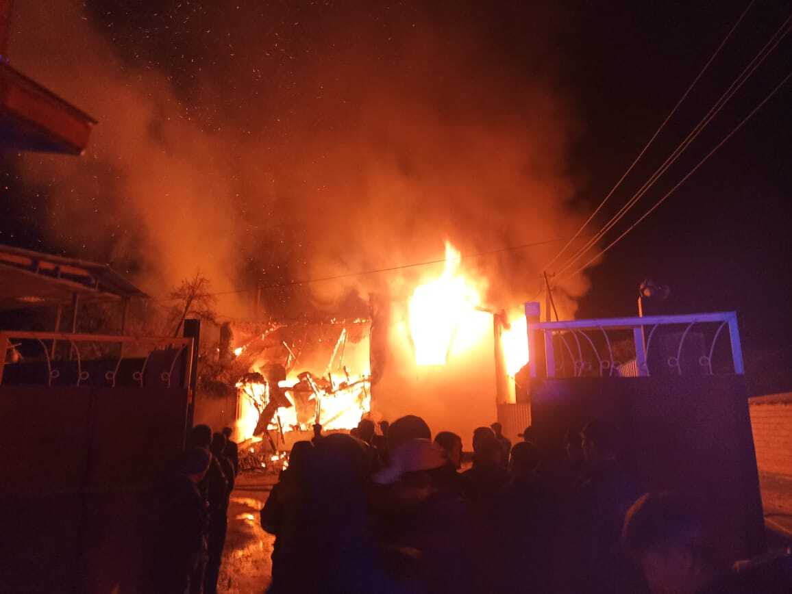 Пожар в Туркестанской области - погибли двое подростков