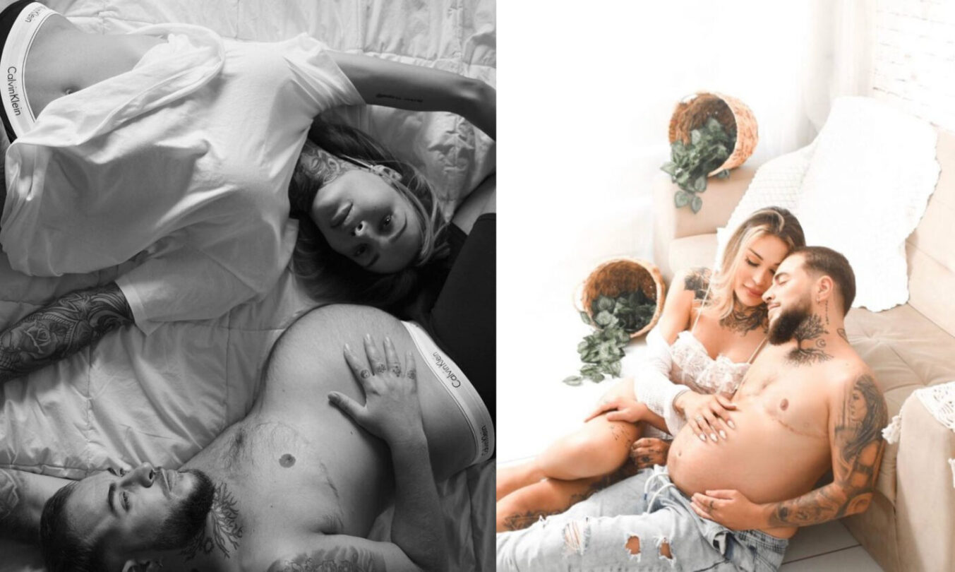 Беременный мужчина снялся с трансгендерной женой для рекламы Calvin Klein