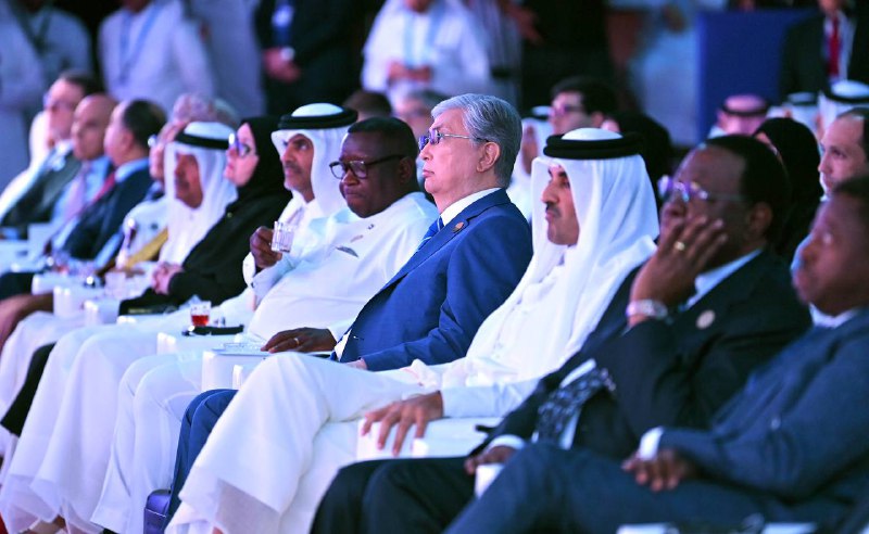 Токаев принял участие в церемонии открытия второго Катарского экономического форума